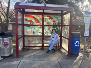 CWU Graphic Design Student’s Art Featured on City Bus Stop